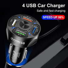 Load image into Gallery viewer, Mode Dubon  4 Ports USB Car Charge 48W
