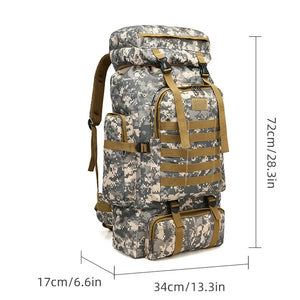 Outdoor Military Backpack Travel Backpack for Men Hiking Bag