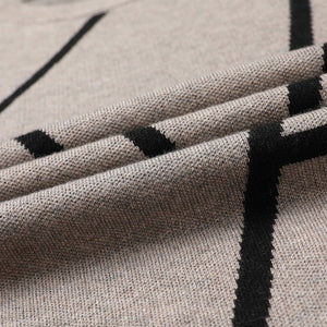Designer Winter Wool Pullover Black Sweater