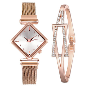 Women's Watch and Bracelet Set