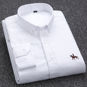 100% Cotton Oxford Shirt for Men