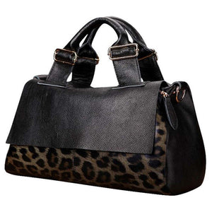 Fashion  Leather Handbags Leopard Pattern