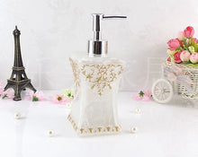 Load image into Gallery viewer, Beautiful bathroom  floral 5PCS Resin Bathroom Accessories
