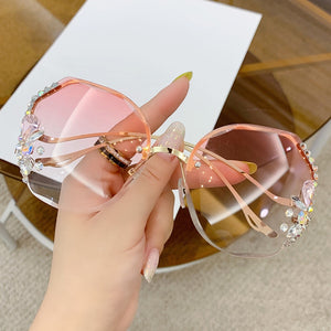 High Quality Diamond Sunglasses Women