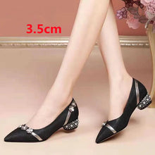 Load image into Gallery viewer, Cresfimix  women cute pointed toe green  flat shoes lady
