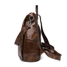 Load image into Gallery viewer, High Quality PU Leather Backpacks Women Fashion Shoulder Bags
