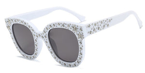 Stars Sunglasses Square Women Designer Fashion