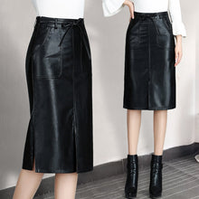 Load image into Gallery viewer, PU Leather Skirt
