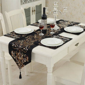 Classic European Style Home Flannel Table Runner