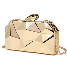 Load image into Gallery viewer, Gold Acrylic Evening Bag
