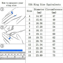Load image into Gallery viewer, Fashion 8mm Double  wedding Rings Engagement Ring Jewelry
