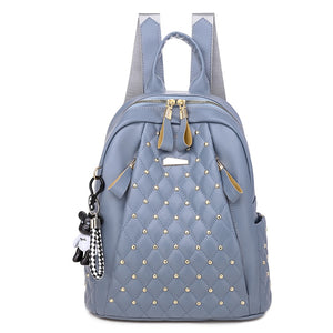high quality leather Vintage backpack for ladies