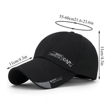 Load image into Gallery viewer, Mens Hat For Fish Outdoor Classic Line Baseball Cap Sports Cap Solid Color Sun Hat Baseball Cap Spring Summer Snapback Hat
