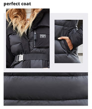 Load image into Gallery viewer, Long elegant Fashion Winter coat for women
