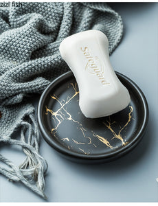 Nordic Matte Gold Ceramics Bathroom Accessories Set