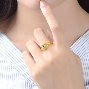 8k Yellow Plated Gold Ring Jewelry