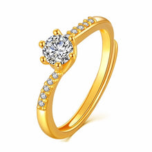 Load image into Gallery viewer, 8k Yellow Plated Gold Ring Jewelry

