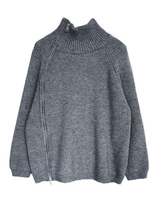 Knitting Sweater Turtleneck Long Sleeve for Women
