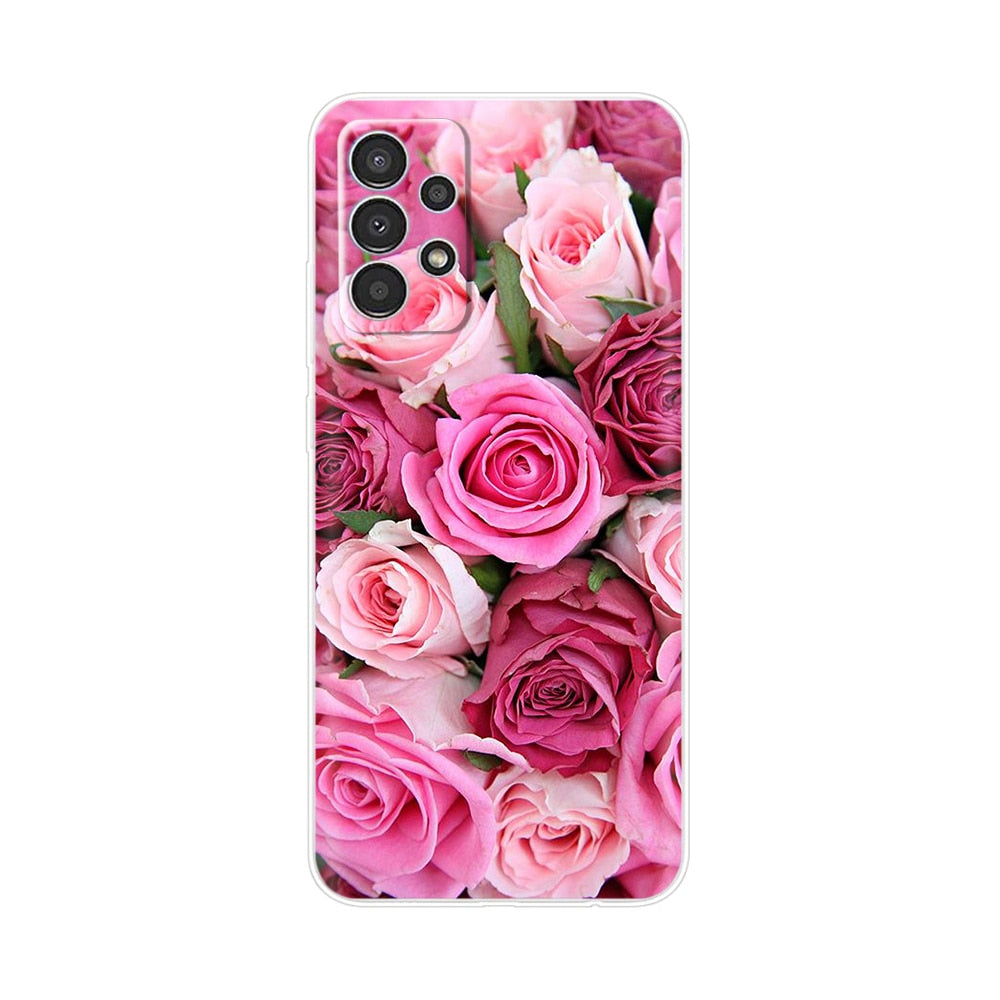 PU Silicone Phone Back Cover For Samsung Galaxy A33 A53 5G Case