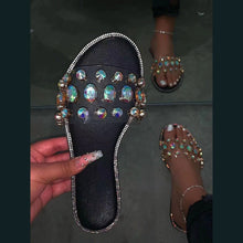 Load image into Gallery viewer, Diamond Flat Slippers
