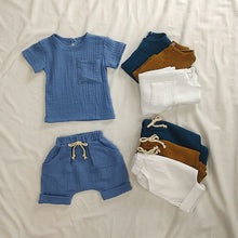 Load image into Gallery viewer, Organic Cotton Set Unisex  2 Pieces Kids Baby Outifs
