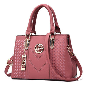 Women Leather Bags High Quality Embroidery Messenger