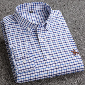 100% Cotton Oxford Shirt for Men