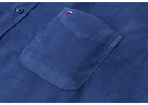 Men's Long Sleeve Vintage 100% Cotton Corduroy Shirt