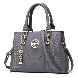 Women Leather Bags High Quality Embroidery Messenger
