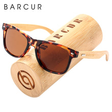 Load image into Gallery viewer, Polarized Bamboo Men Sunglasses
