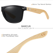 Load image into Gallery viewer, Polarized Bamboo Men Sunglasses
